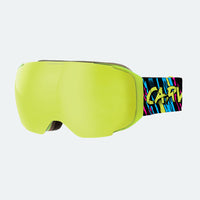 The Boss - Matt Fluro Yellow Frame, Grey with Yellow Lens & Clear Flash Coating