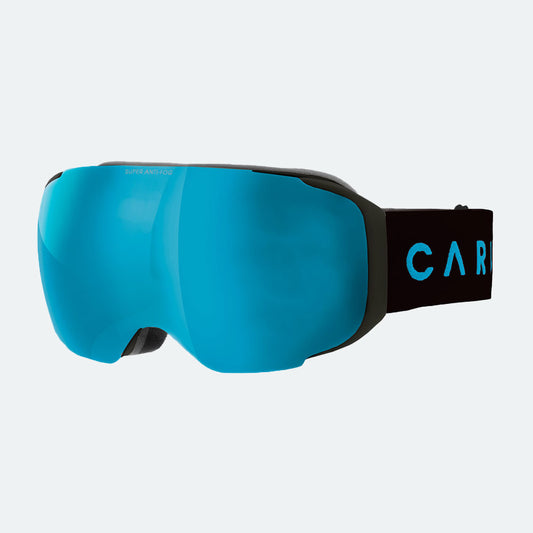 The Boss - Matt Black Frame, Grey with Cyan with Yellow Lens & Clear Flash Coating