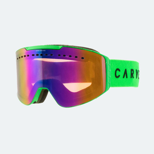 White Out - Matt Green Frame, Orange Lens with Green Iridium