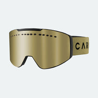White Out - Matt Black Frame, Orange Lens with Gold Mirror