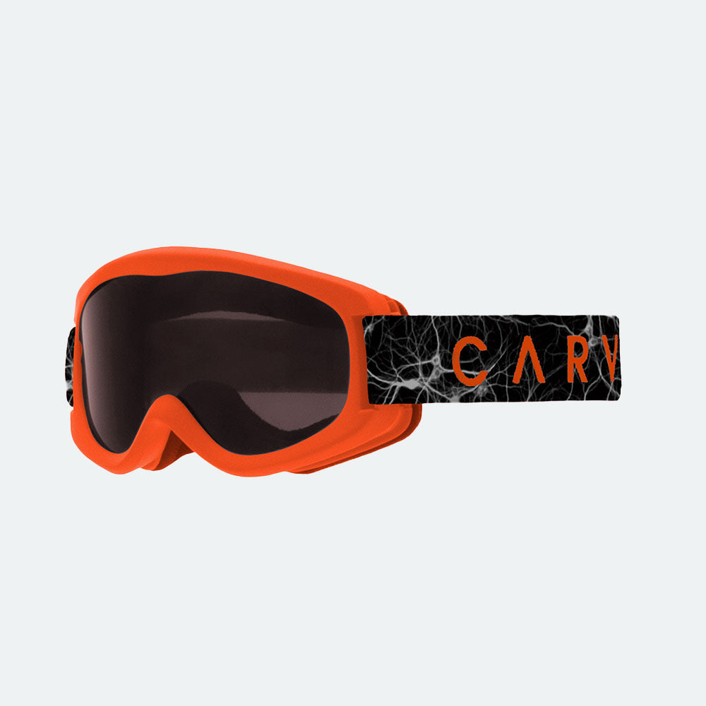 Magic Carpet - Matt Orange Frame, Grey Lens & Printed Strap