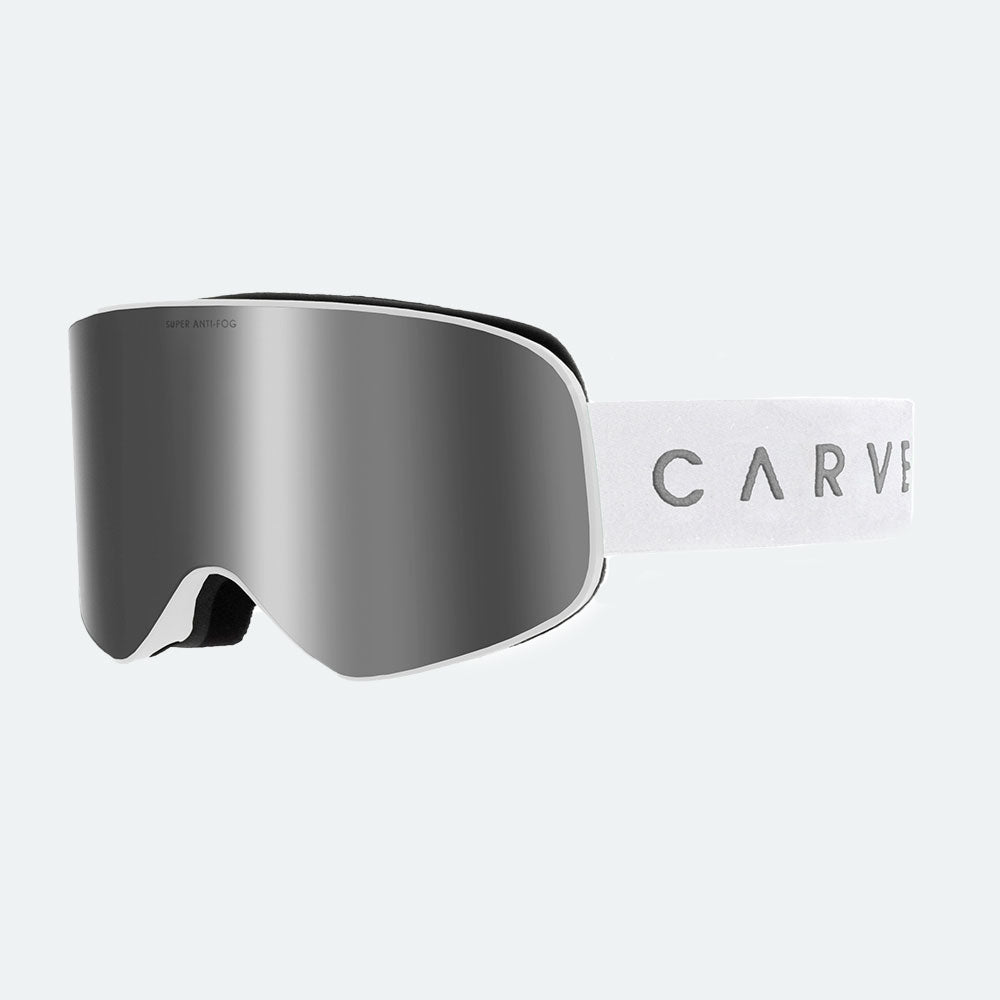 Frother S - Matt White Frame, Grey Lens with Silver Mirror