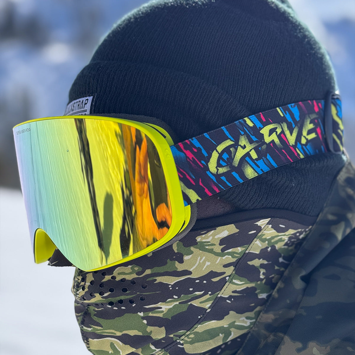 Frother S - Matt Fluro Yellow Frame, Grey Lens with Yellow Mirror