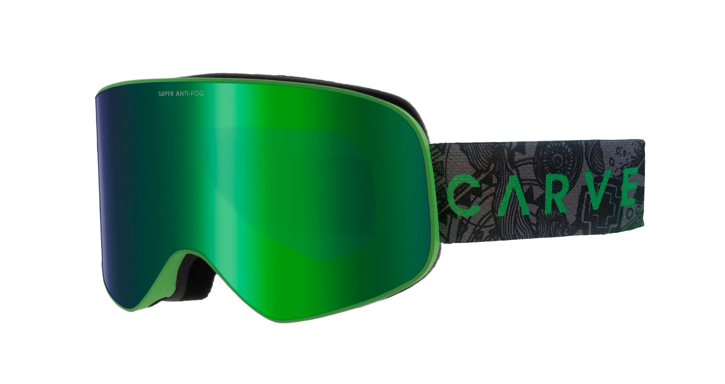 Frother S - Matt Green Frame, Grey Lens with Green Mirror