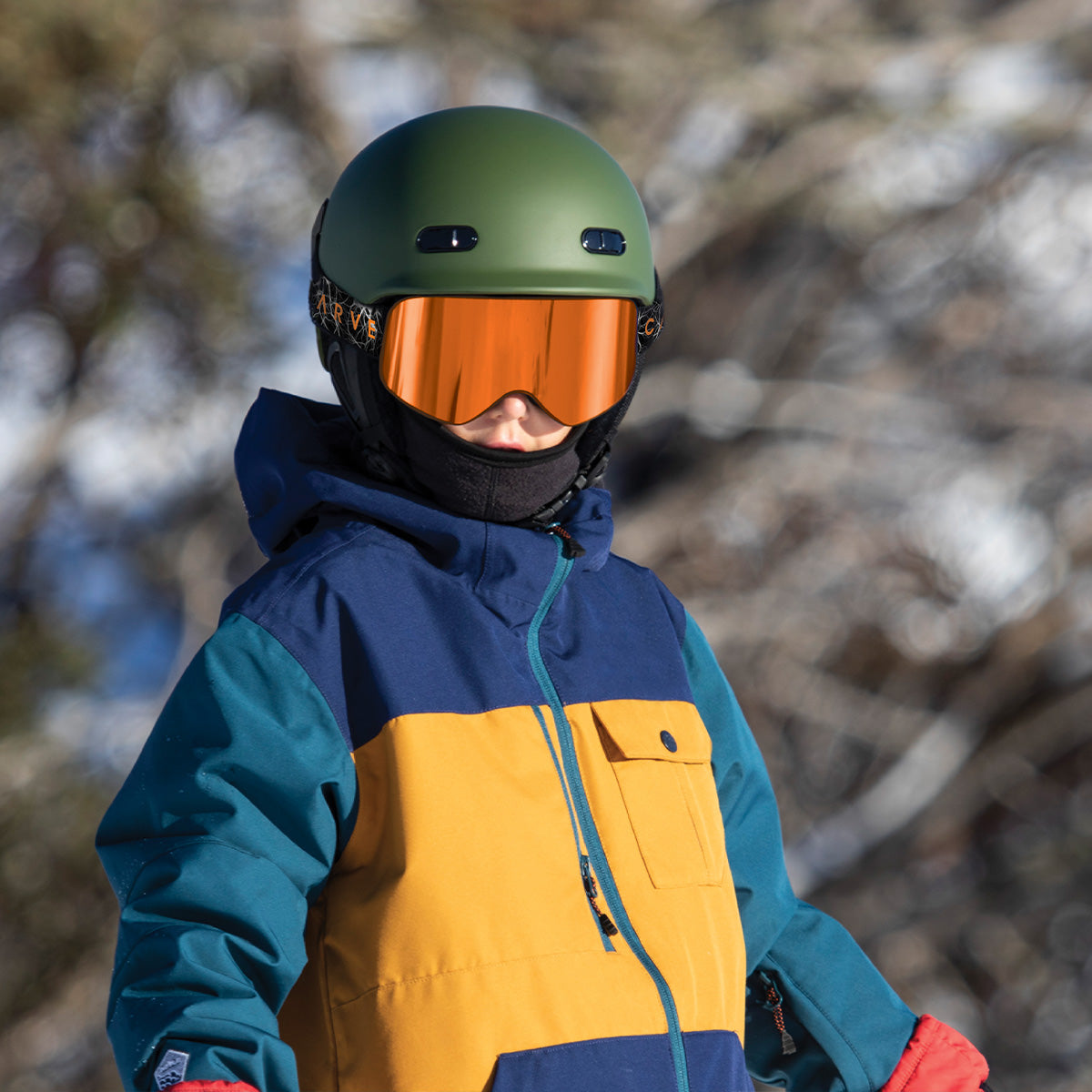 Frother S - Matt Orange Frame, Orange Lens with Orange Mirror