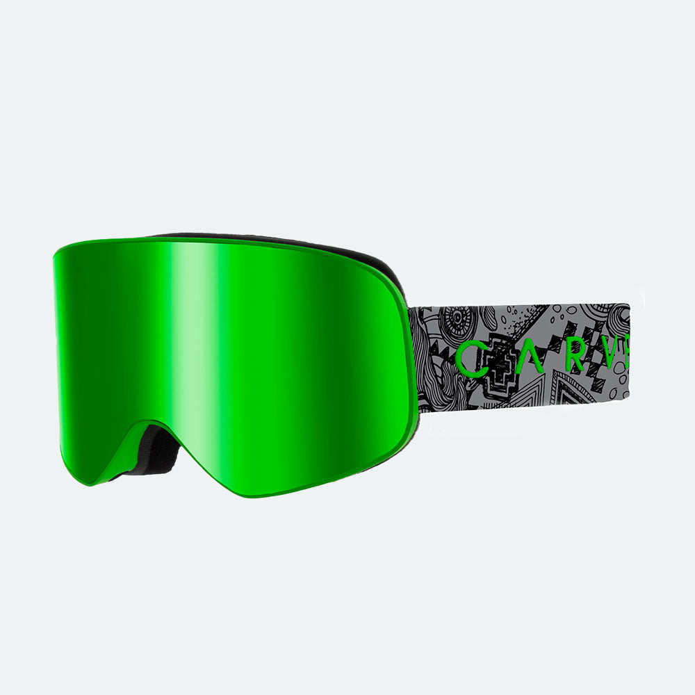 Frother - Matt Green Frame, Grey Lens with Green Mirror