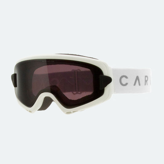 Clingon - Matt White Frame, Rose Lens with Grey Magnetic Overlay