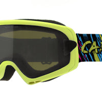 Clingon - Matt Green Frame, Yellow Lens with Grey Magnetic Overlay