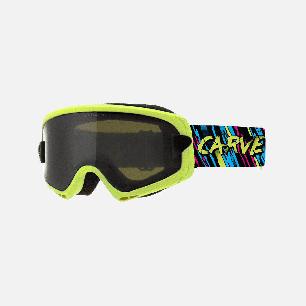 Clingon - Matt Green Frame, Yellow Lens with Grey Magnetic Overlay