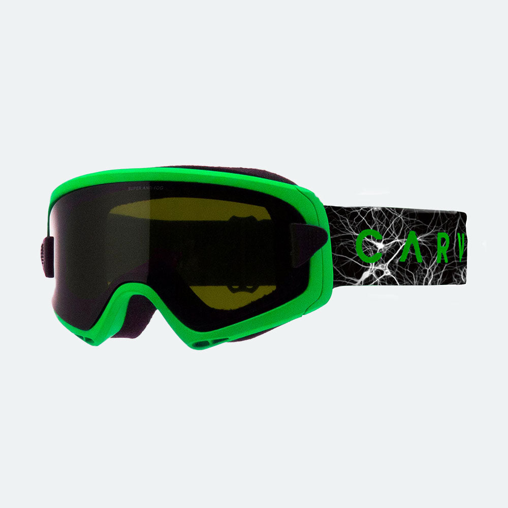 Clingon - Matt Green Frame, Yellow Lens Grey with Magnetic Overlay