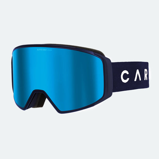 Summit 2.0 - Matte Navy Frame, Grey with Cyan Mirror Lens & Yellow with Clear Flash Coating