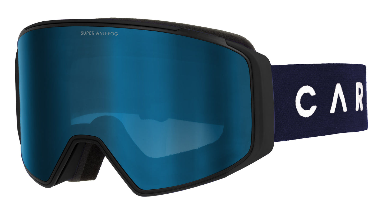 Summit 2.0 - Matte Navy Frame, Grey with Cyan Mirror Lens & Yellow with Clear Flash Coating