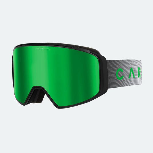 Summit 2.0 - Matt Black Frame, Grey with Green Mirror Lens & Yellow with Clear Flash Coating