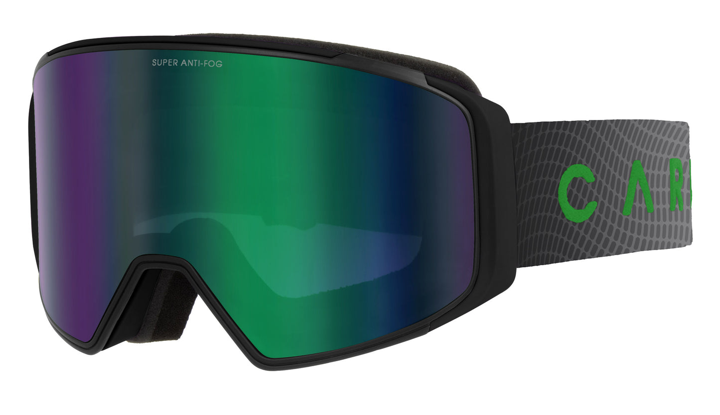 Summit 2.0 - Matt Black Frame, Grey with Green Mirror Lens & Yellow with Clear Flash Coating