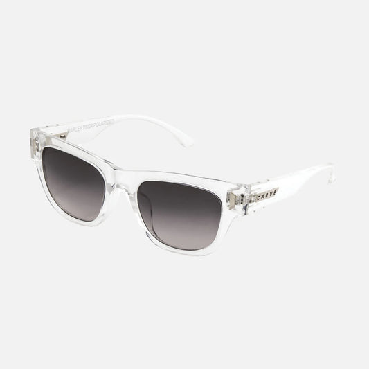 Marley  - Crystal Clear Frame with Grey Polarized Lens