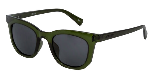 Nelson - Crystal Moss Green Frame with Grey Lens