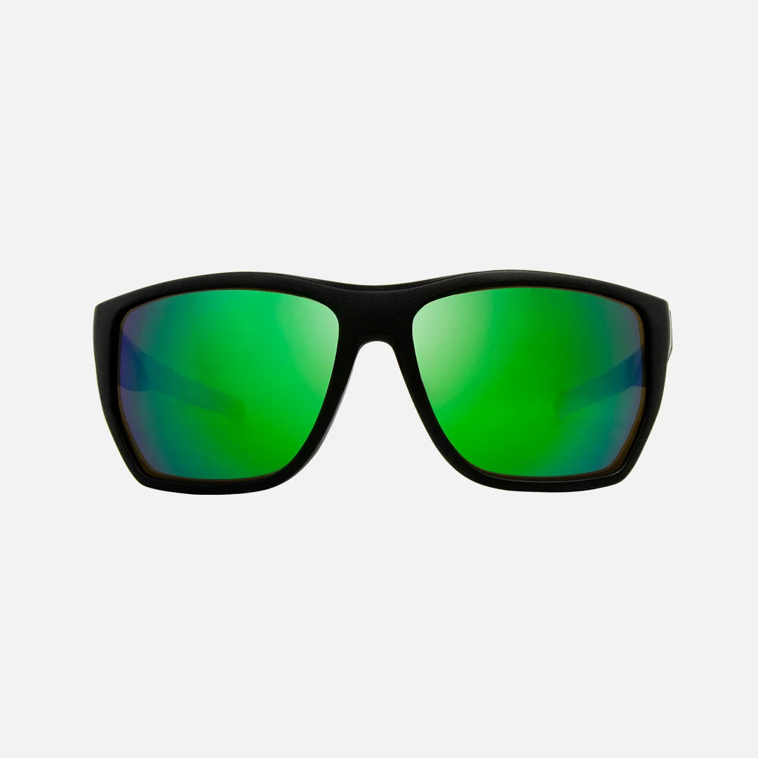 Carbon - Matt Black Frame - Polarized Mineral Glass Green Iridium Lens