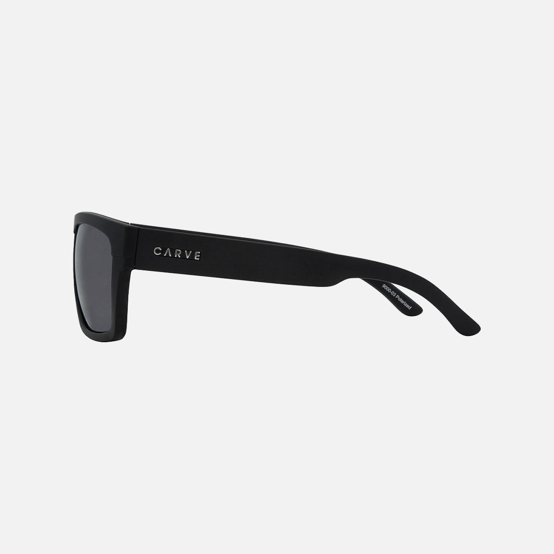 Volley - Recycled Matt Black Grey Polarized Lens