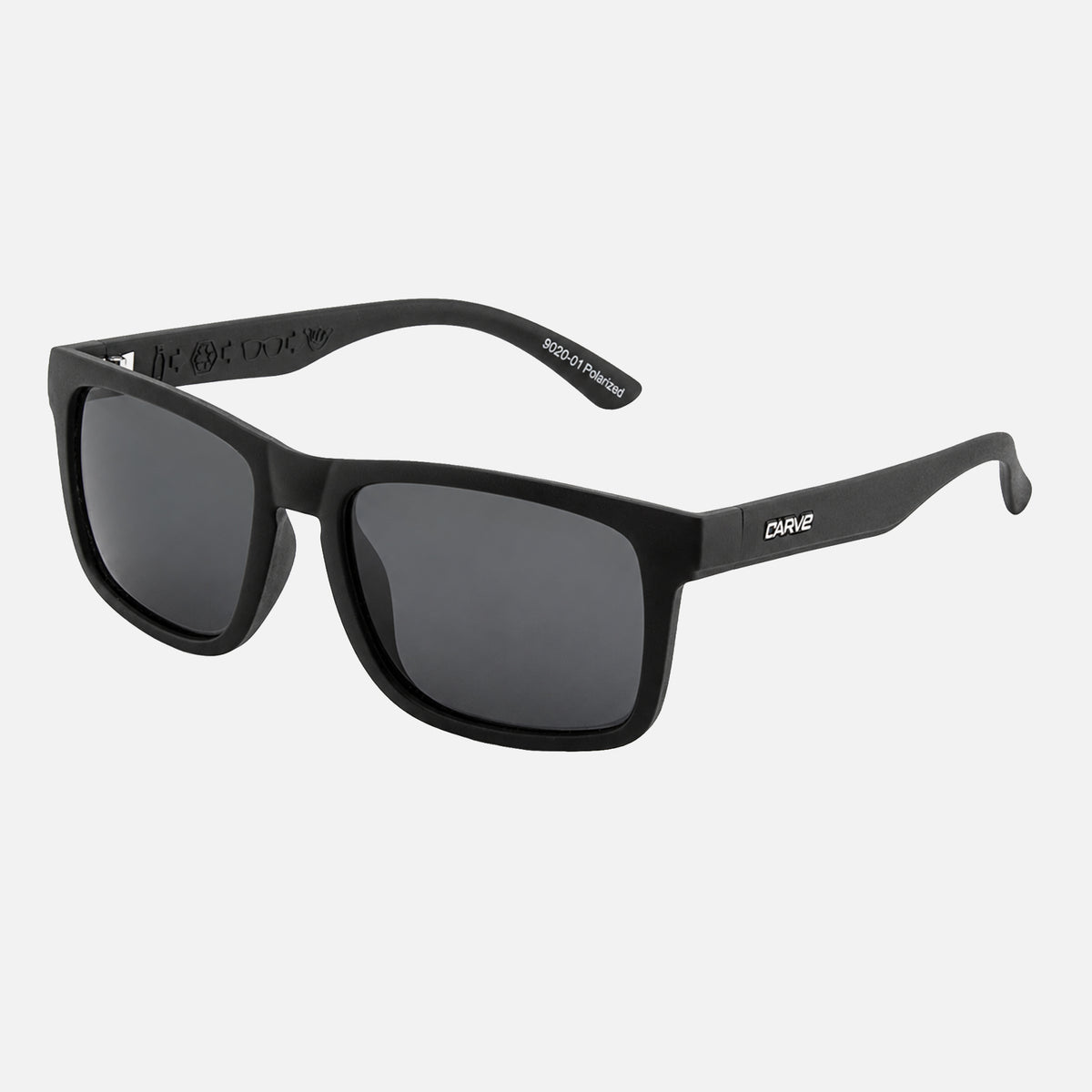 Goblin - Polarized Matt Black Frame Recycled Sunglasses