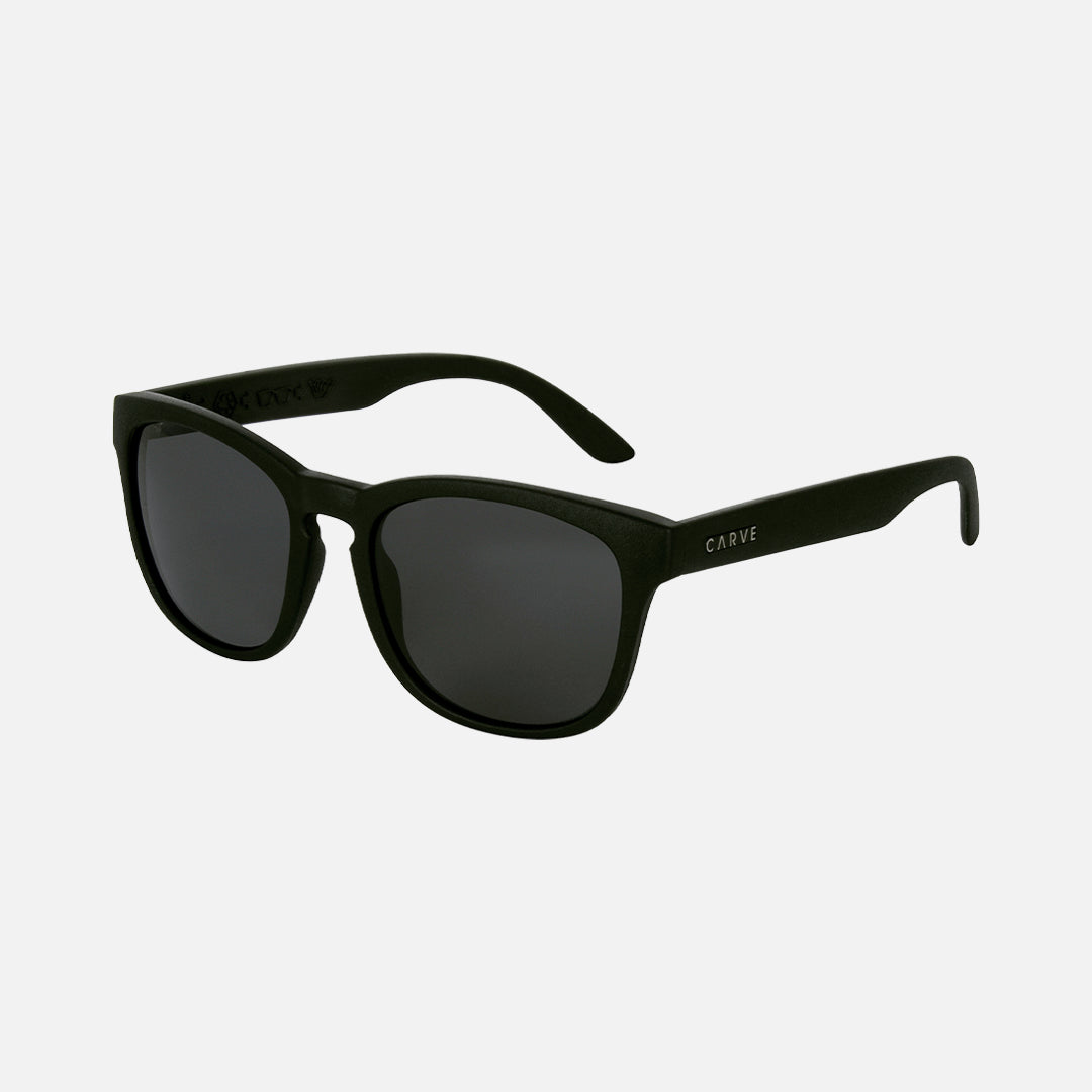 Bohemia - Recycled Matt Black Frame Grey Polarized Lens