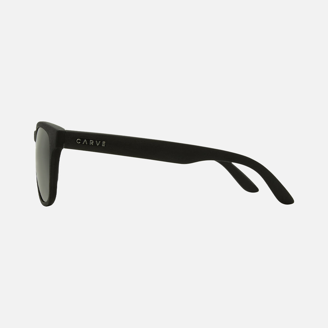 Bohemia - Recycled Matt Black Frame Grey Polarized Lens