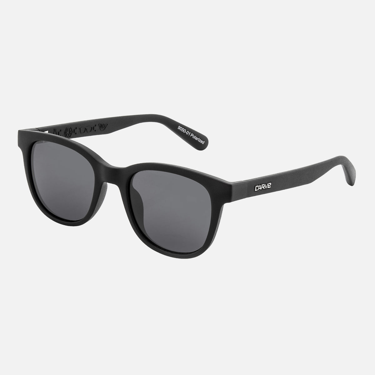 Homeland - Injected Polarized Matt Black Frame Recycled Sunglasses