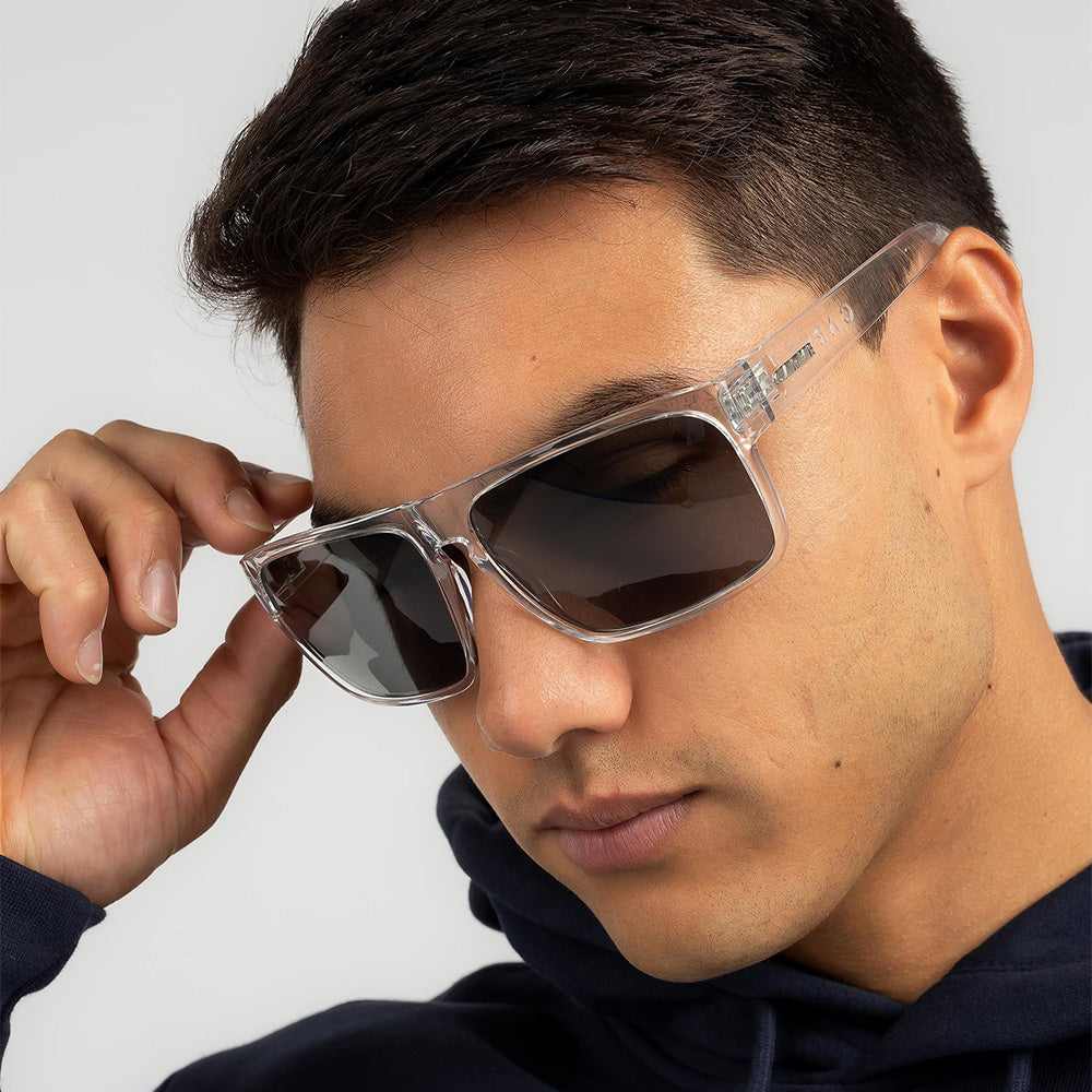 Vendetta - Gloss Crystal Clear Frame Grey Lens
