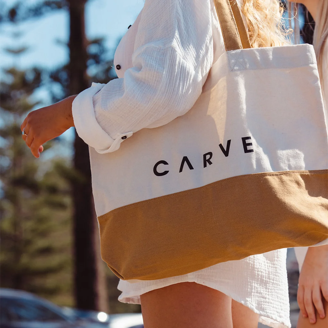 CARVE Tote Bag - Natural