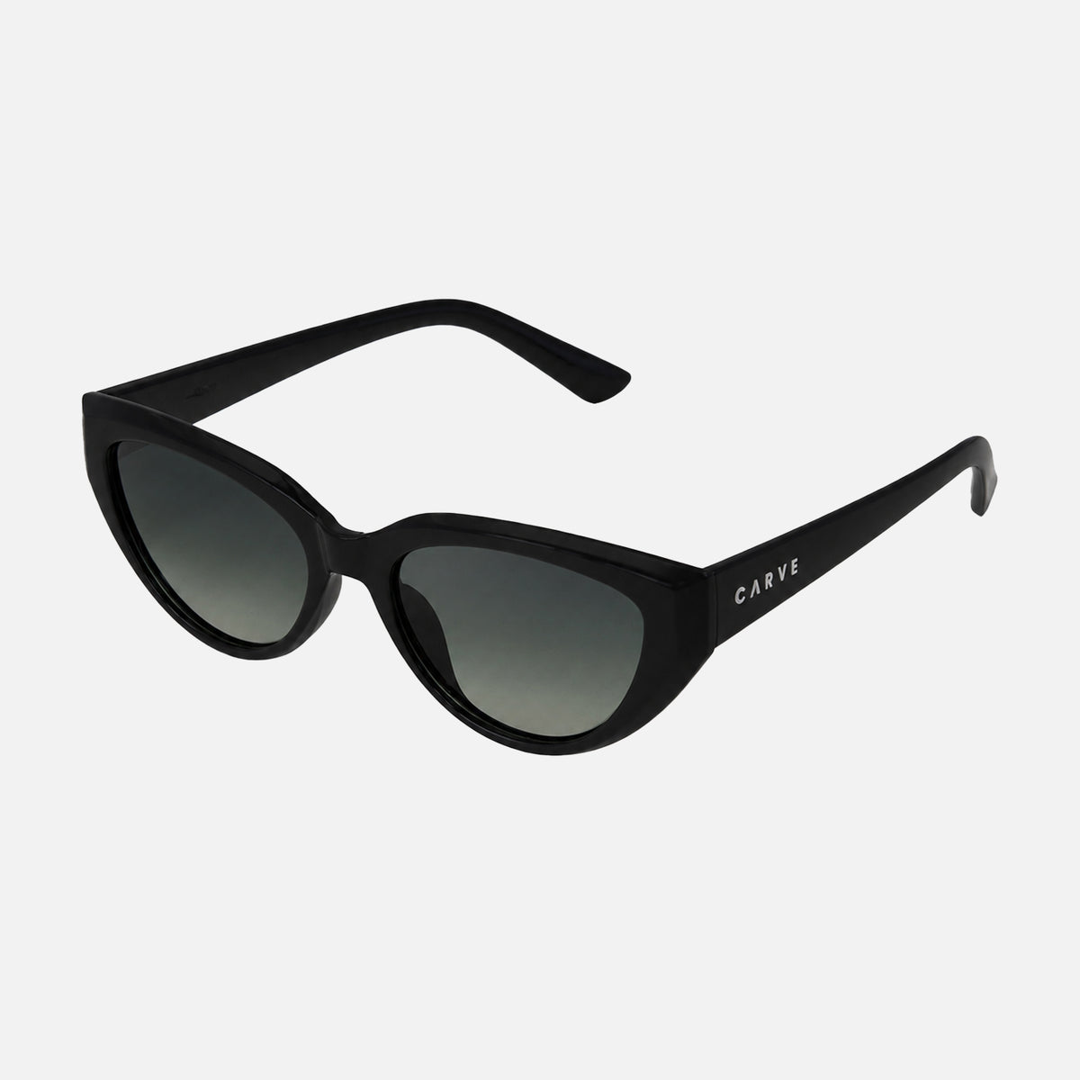 COCO - GLOSS BLACK FRAME WITH GREY POLARIZED LENS