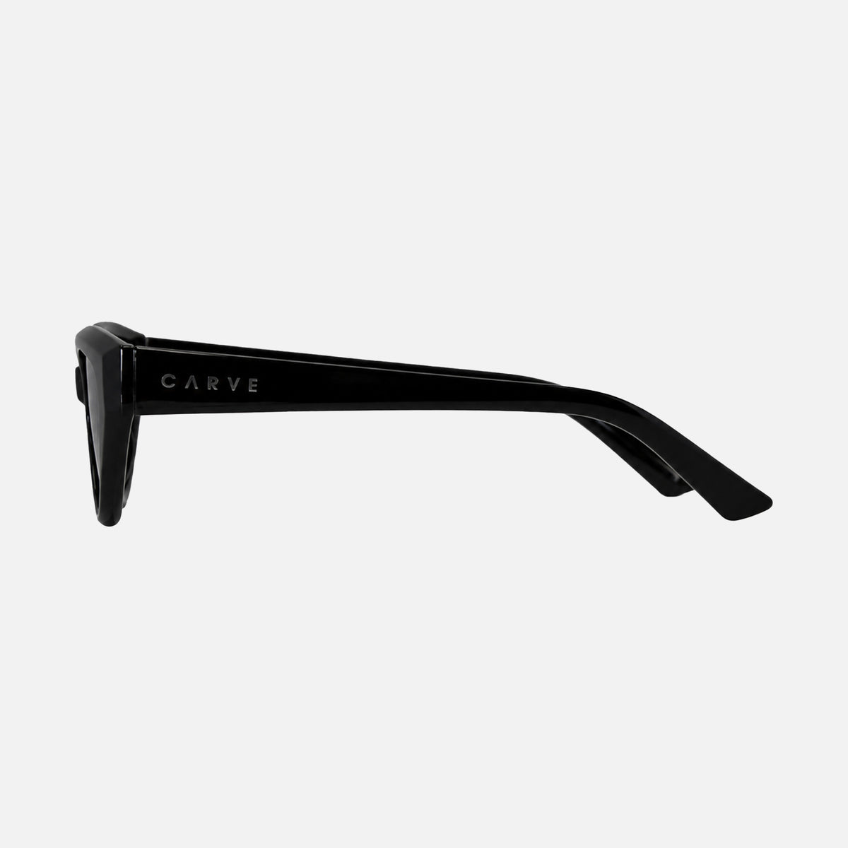 COCO - GLOSS BLACK FRAME WITH GREY POLARIZED LENS