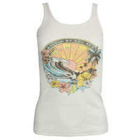 Sun Kissed Womens Tank Top - Whipped Butter