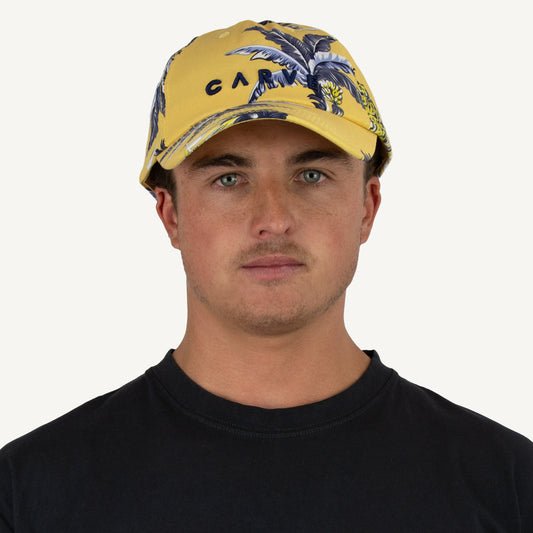 Haku - Curved Cap - Yellow Palm