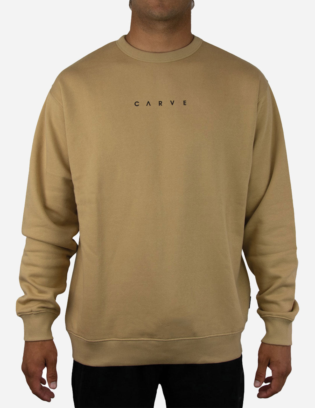 Highway - Boy's Crew Neck Sweatshirt - Dark Sand