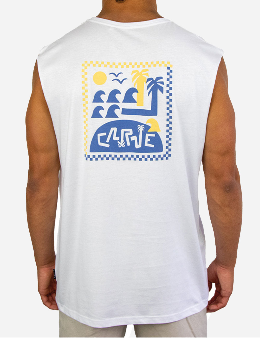 Palm Island - Boys Muscle Top - White