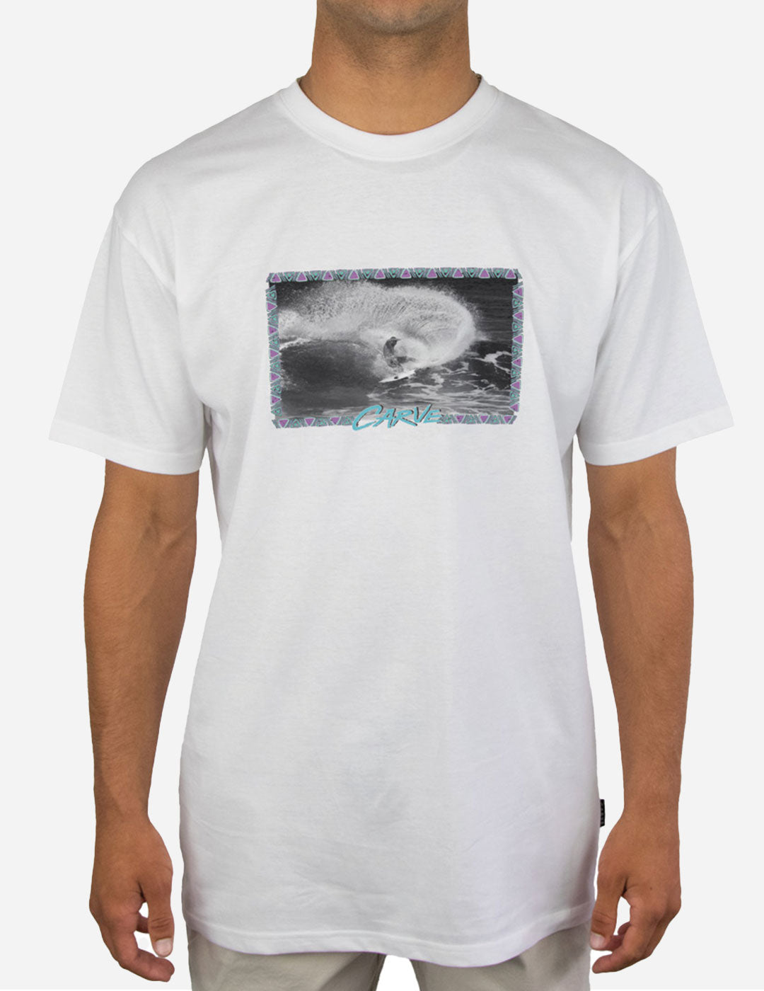 Mundaka - Mens Short Sleeve Tee Shirt - White