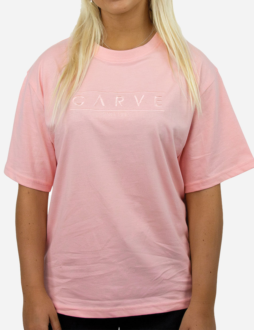 Series - Womens Short Sleeve Tee - Powder Pink