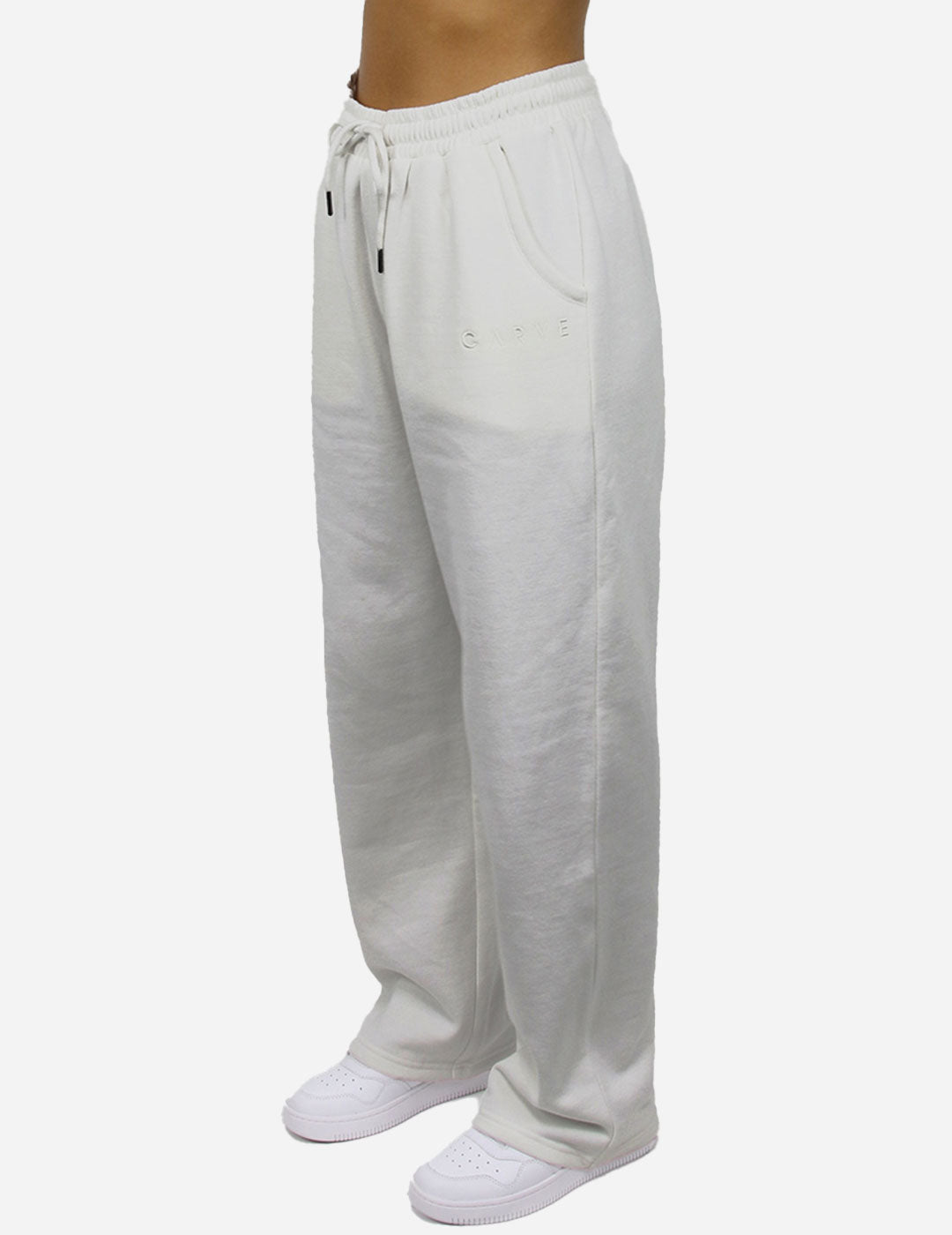 The Standard - Girl's Track Pant with Stralght Leg - Whipped Butter