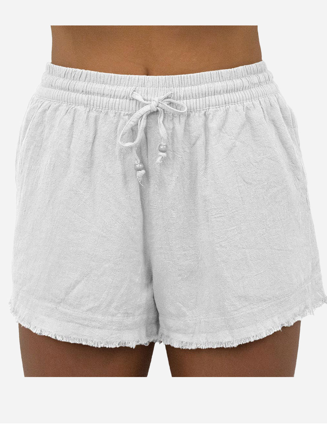 Kauai - Girls Beach Short - White