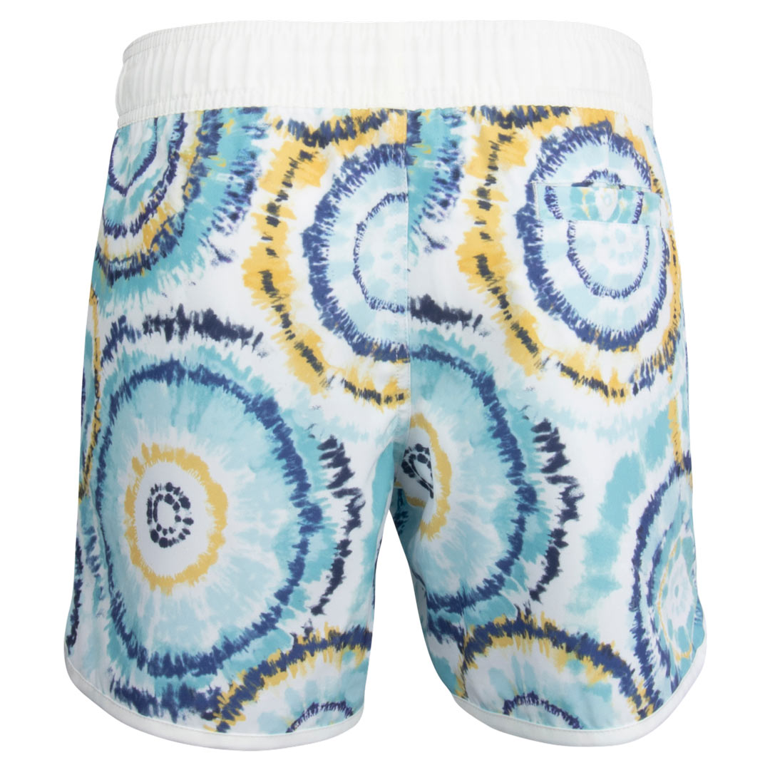 Shibori - Women's Boardshorts - White/Blue