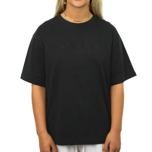 Series - Womens Short Sleeve Tee - Black