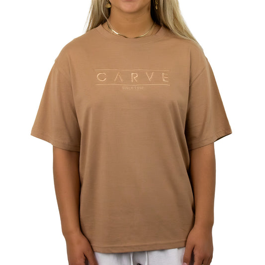 Series - Womens Short Sleeve Tee - Mocha