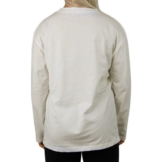 Signature Womens Long Sleeve Tee - Whipped Butter
