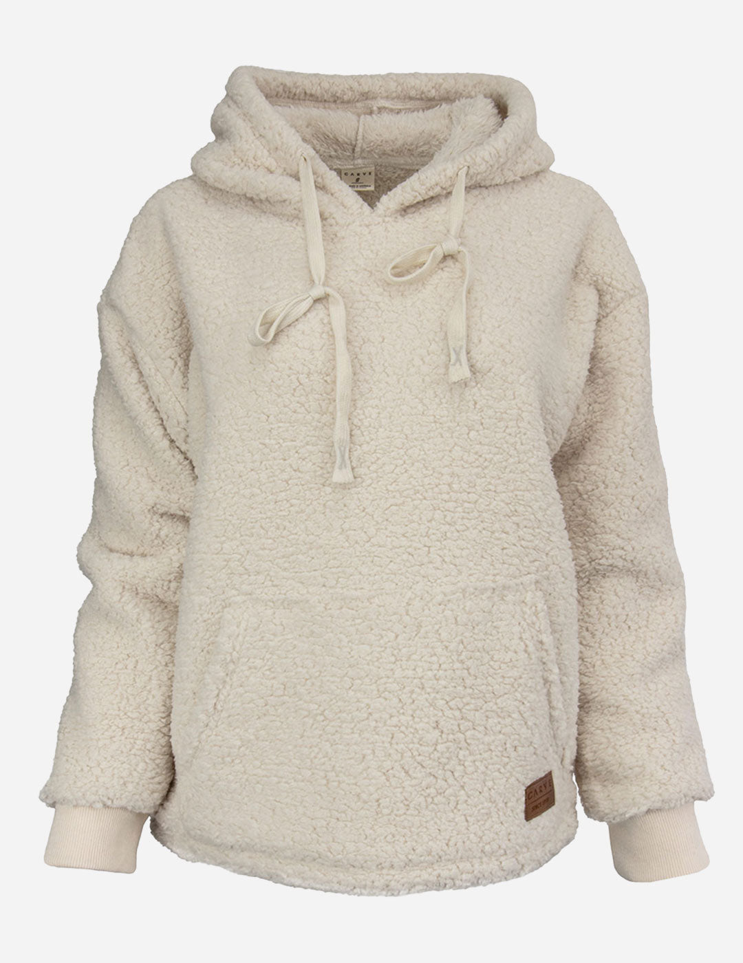 Jasper - Women's Pull Over Polar Fleece Hoodie - Natural Beige
