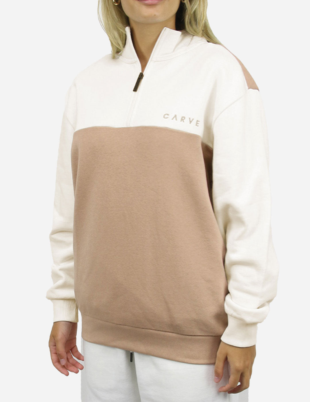 Banff - Womens 1/4 Front Zip Sweatshirt