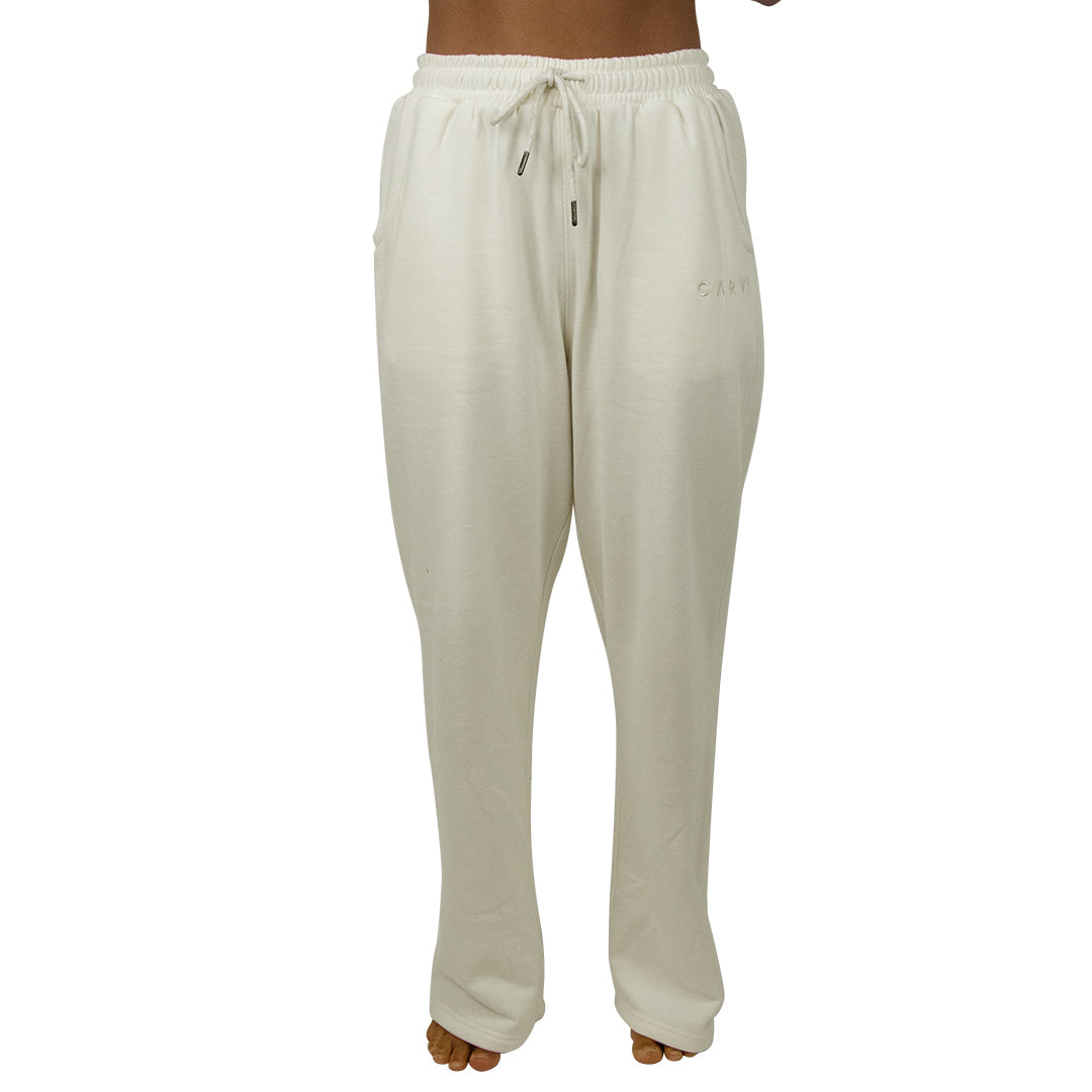 The Standard - Girl's Track Pant with Stralght Leg - Whipped Butter