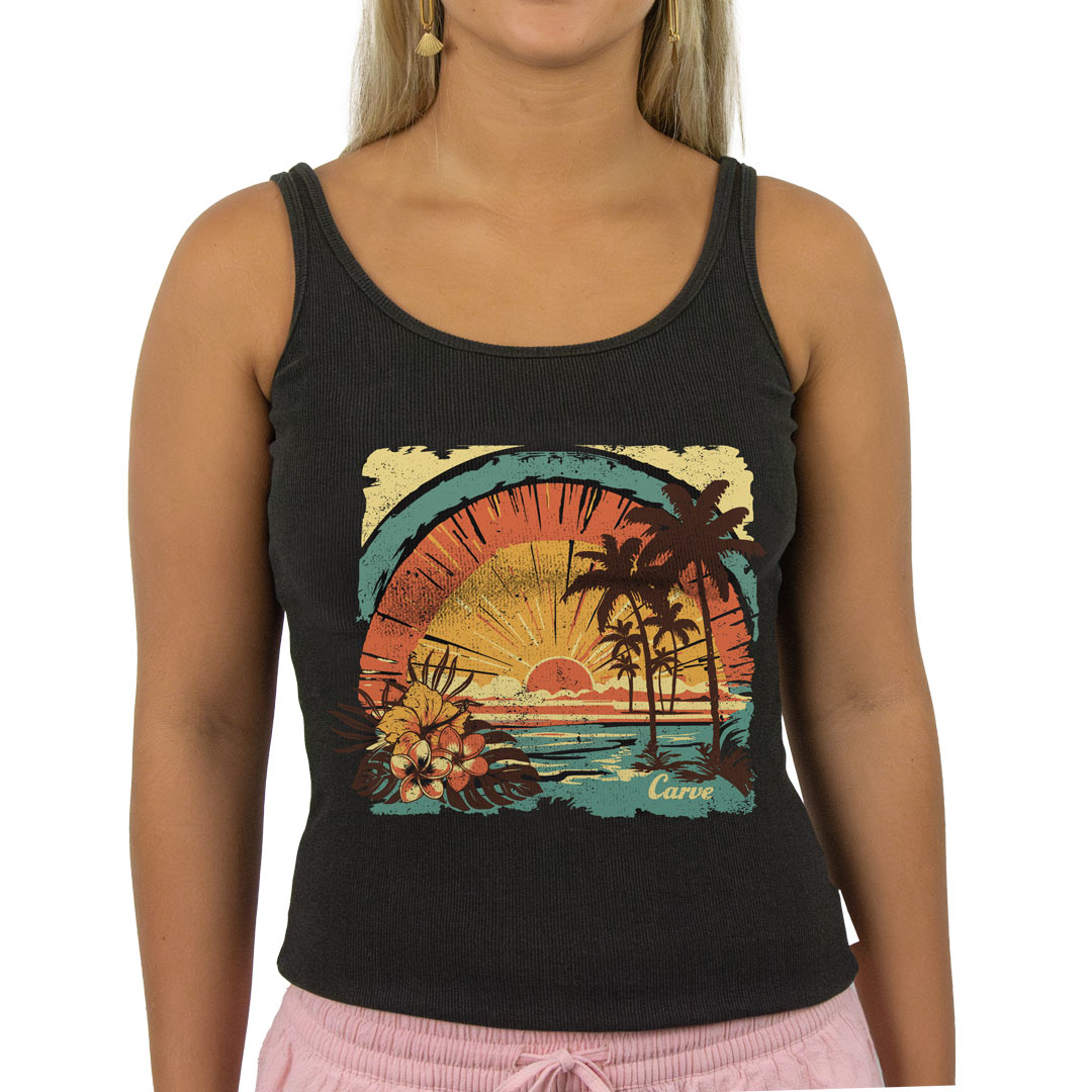 Paradise - Women's Tank Top - Black