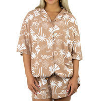 Las Palmas - Women's Short Set - Mocha