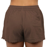 Kauai - Girls Beach Short - Chocolate