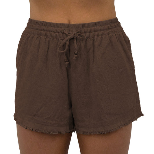 Kauai - Women's Beach Short - Chocolate