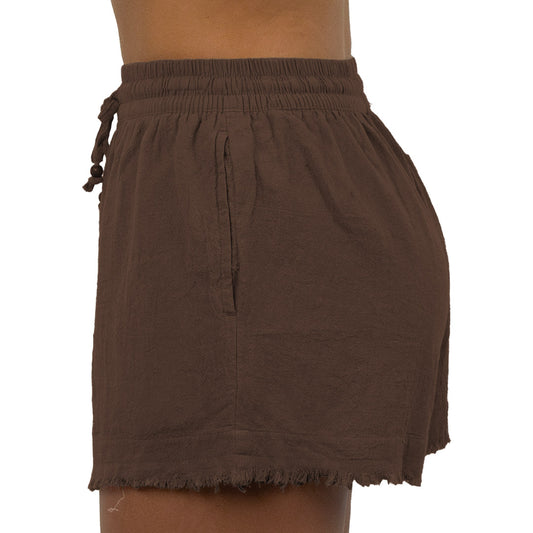 Kauai - Women's Beach Short - Chocolate